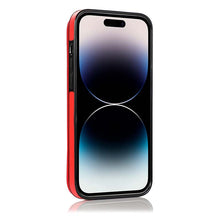 Load image into Gallery viewer, Casekis Butterfly Embossing Wallet Phone Case Red