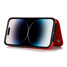 Load image into Gallery viewer, Casekis Butterfly Embossing Wallet Phone Case Red