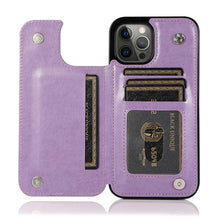 Load image into Gallery viewer, Casekis Butterfly Embossing Wallet Phone Case Purple