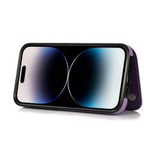 Load image into Gallery viewer, Casekis Butterfly Embossing Wallet Phone Case Purple