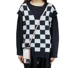 Load image into Gallery viewer, Casekis Zipper Crossbody Wallet RFID Phone Case Rose Gold