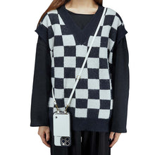 Load image into Gallery viewer, Casekis Zipper Crossbody Wallet RFID Phone Case White