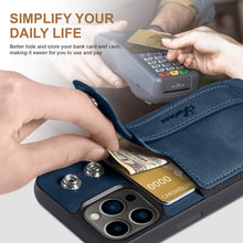 Load image into Gallery viewer, Casekis Wristband Stand Phone Case Blue