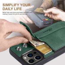 Load image into Gallery viewer, Casekis Wristband Stand Phone Case Green