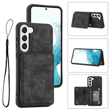 Load image into Gallery viewer, Casekis Magnetic Cardholder Phone Case Black