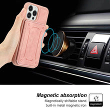 Load image into Gallery viewer, Casekis Magnetic Cardholder Phone Case Pink