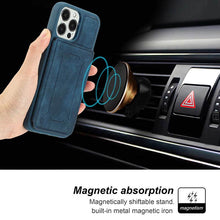 Load image into Gallery viewer, Casekis Magnetic Cardholder Phone Case Blue