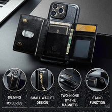 Load image into Gallery viewer, Casekis Glitter Cardholer Magnetic Phone Case Black