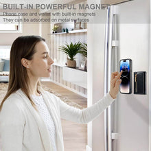 Load image into Gallery viewer, Casekis Glitter Cardholer Magnetic Phone Case Black