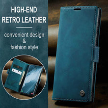 Load image into Gallery viewer, Casekis Retro Wallet Case Blue