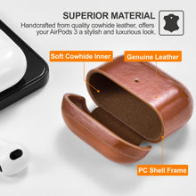 Charger l'image dans la galerie, Casekis Genuine Leather Case for AirPods 3