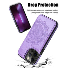 Load image into Gallery viewer, Casekis Mandala Embossed Phone Case Purple