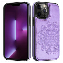 Load image into Gallery viewer, Casekis Mandala Embossed Phone Case Purple