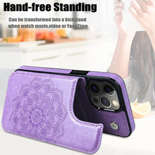 Load image into Gallery viewer, Casekis Mandala Embossed Phone Case Purple