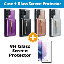 Load image into Gallery viewer, Casekis Glitter Cardholer Magnetic Phone Case for Galaxy S23 Ultra 5G