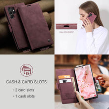 Load image into Gallery viewer, Casekis Retro Wallet Case Red