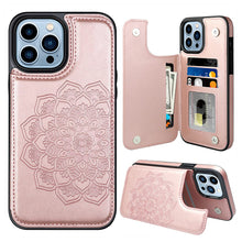 Load image into Gallery viewer, Casekis Mandala Embossed Phone Case Rose Gold