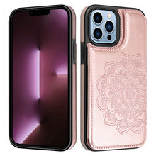 Load image into Gallery viewer, Casekis Mandala Embossed Phone Case Rose Gold