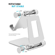 Load image into Gallery viewer, Adjustable Desktop Phone Stand-Silver