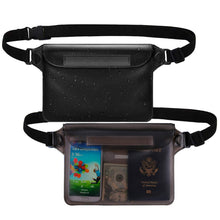 Load image into Gallery viewer, Casekis Large Waterproof Pouch with Waist Strap - 2 Packs