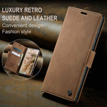 Load image into Gallery viewer, Casekis Retro Wallet Case Brown