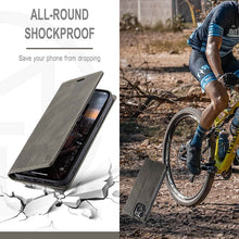 Load image into Gallery viewer, Casekis Retro RFID Wallet Phone Case Coffee