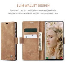 Load image into Gallery viewer, Casekis Retro Wallet Case Brown