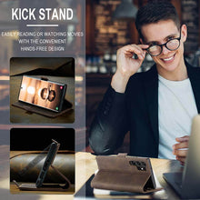 Load image into Gallery viewer, Casekis Retro Wallet Case Coffee