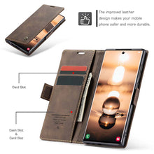 Load image into Gallery viewer, Casekis Retro Wallet Case Coffee