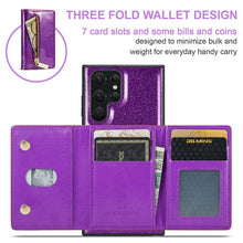 Load image into Gallery viewer, Casekis Glitter Cardholer Magnetic Phone Case for Galaxy S23 Ultra 5G