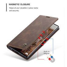 Load image into Gallery viewer, Casekis Retro Wallet Case For Galaxy Note 20 Ultra