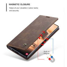 Load image into Gallery viewer, Casekis Retro Wallet Case For Galaxy S22 Ultra 5G