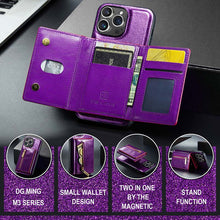 Carica l'immagine nel visualizzatore di Gallery, Casekis Glitter Cardholer Magnetic Phone Case for iPhone 14 Pro
