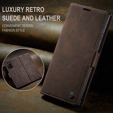 Load image into Gallery viewer, Casekis Retro Wallet Case For Galaxy Note 20 Ultra
