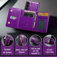 Lade das Bild in den Galerie-Viewer, Casekis Glitter Cardholer Magnetic Phone Case for Galaxy S23 5G