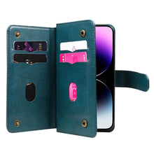 Load image into Gallery viewer, Casekis Large Capacity Cardholder Phone Case Dark Green