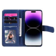 Load image into Gallery viewer, Casekis Large Capacity Cardholder Phone Case Dark Blue