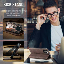 Load image into Gallery viewer, Casekis Retro Wallet Case For iPhone 13 Pro Max