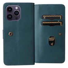 Load image into Gallery viewer, Casekis Large Capacity Cardholder Phone Case Dark Green