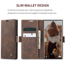 Load image into Gallery viewer, Casekis Retro Wallet Case For Galaxy Note 20 Ultra