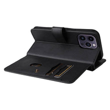 Load image into Gallery viewer, Casekis Large Capacity Cardholder Phone Case Black