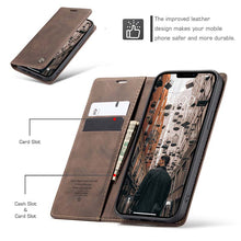 Load image into Gallery viewer, Casekis Retro Wallet Case For iPhone 13 Pro