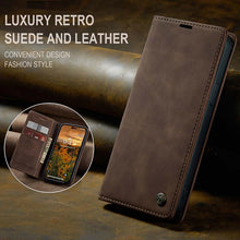 Load image into Gallery viewer, Casekis Retro Wallet Case For iPhone 14 Pro