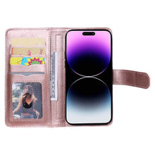 Load image into Gallery viewer, Casekis Large Capacity Cardholder Phone Case Rose Gold