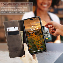 Load image into Gallery viewer, Casekis Retro Wallet Case For iPhone 14 Pro