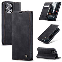 Load image into Gallery viewer, Casekis Retro Wallet Case For iPhone 14 Pro