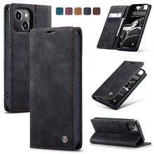 Load image into Gallery viewer, Casekis Retro Wallet Case For iPhone 13 mini
