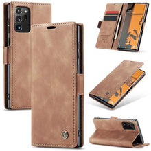 Load image into Gallery viewer, Casekis Retro Wallet Case For Galaxy Note 20 Ultra