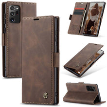 Load image into Gallery viewer, Casekis Retro Wallet Case For Galaxy Note 20 Ultra