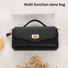 Load image into Gallery viewer, Casekis Multifunction Tote Crossbody Solid Color Phone Bag Black
